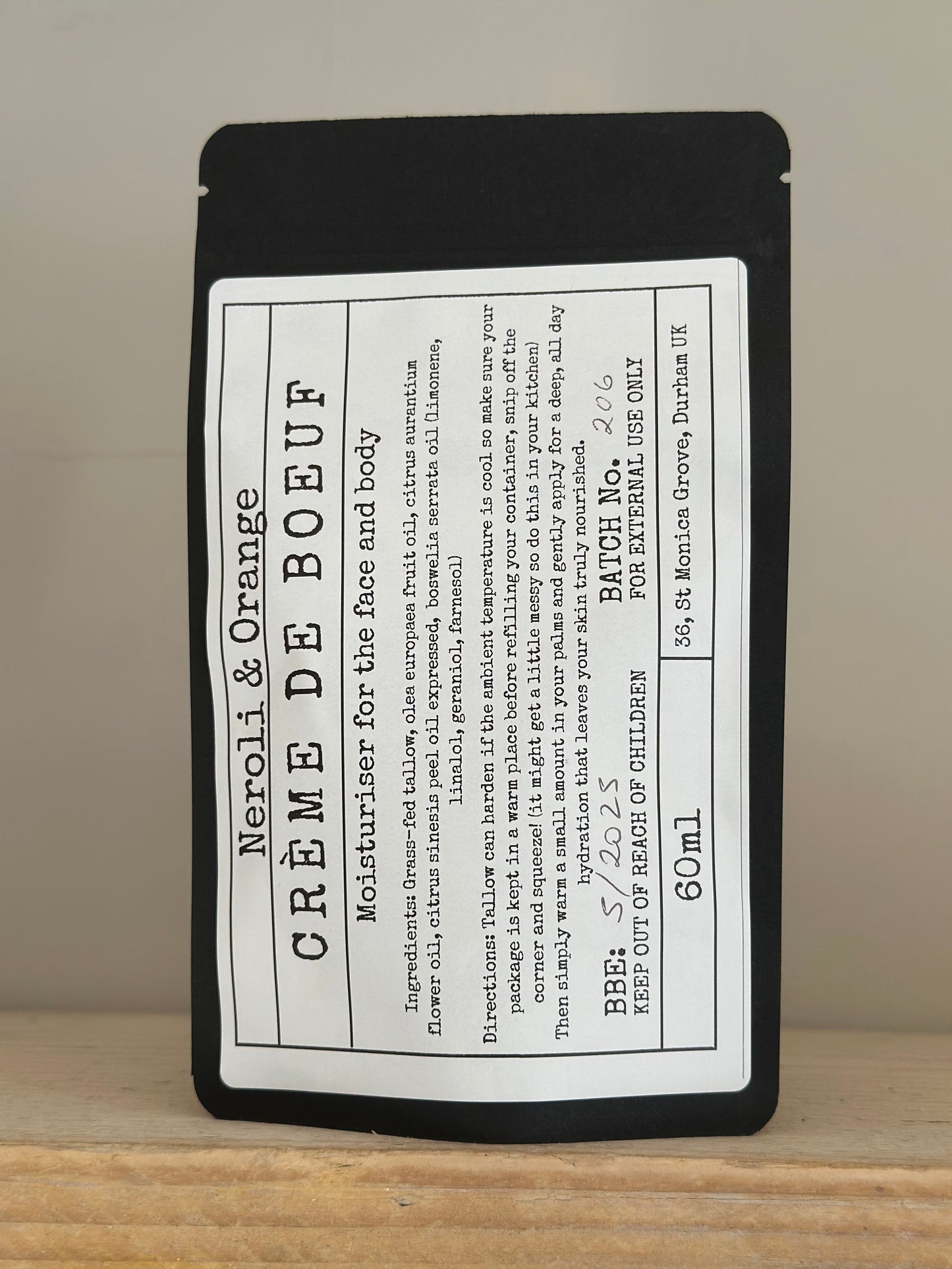 Neroli & Orange Whipped Tallow Cream