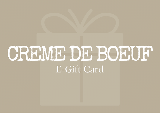Crème de Boeuf Gift Card
